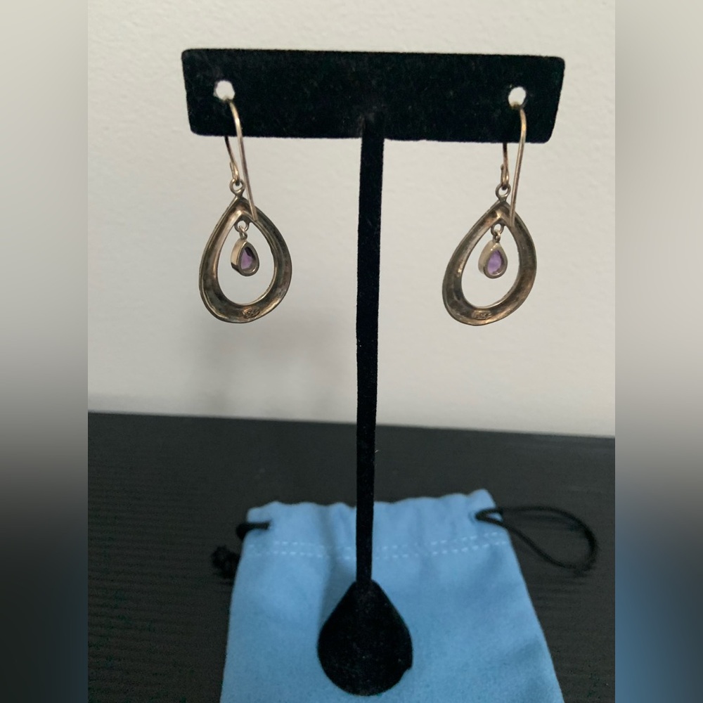 Samuel B sterling earrings. - Picture 2 of 4